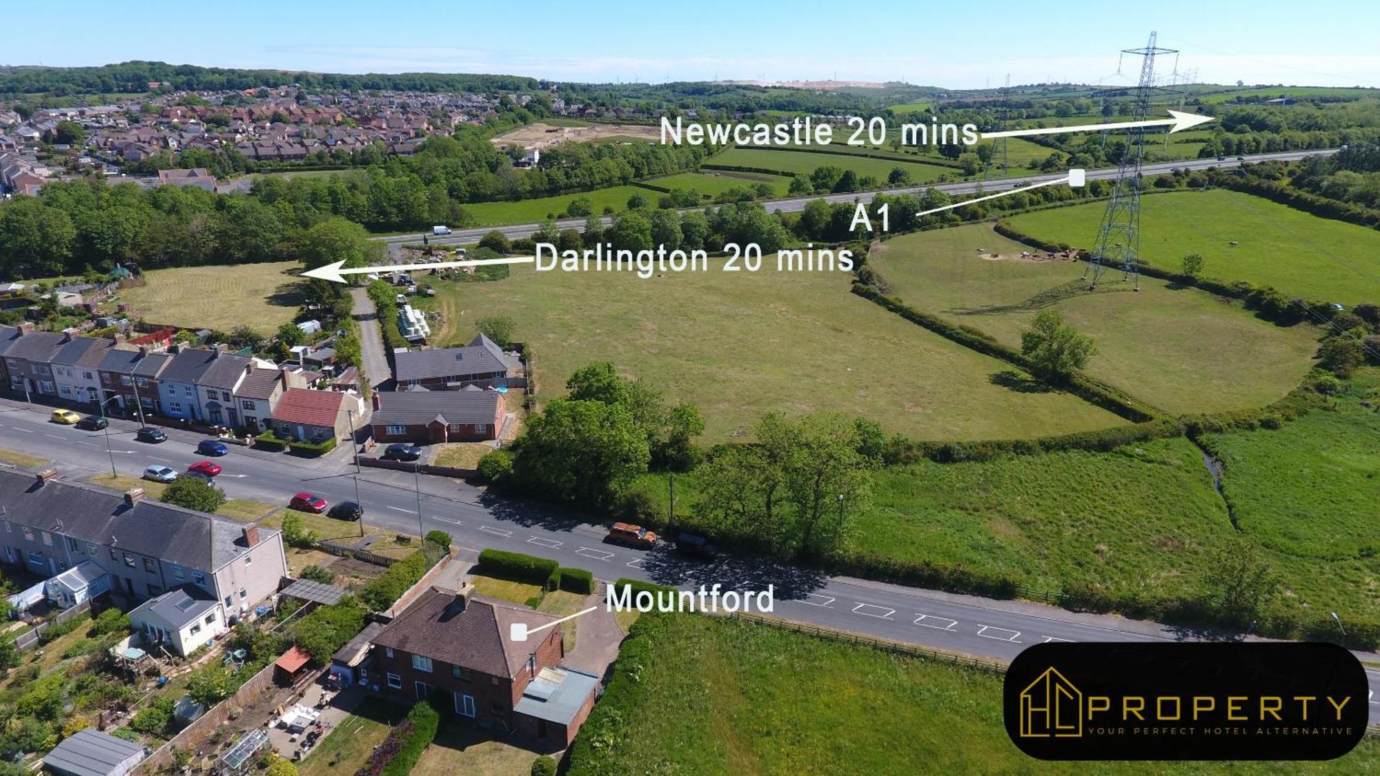 Spacious 3 Bed, 2 Min From A1, Durham